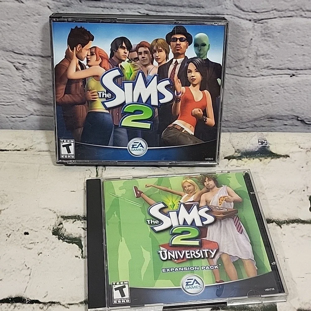 The SIMs PC Video Games CD-ROM Software Lot Of 10 Vacation University Hot Date